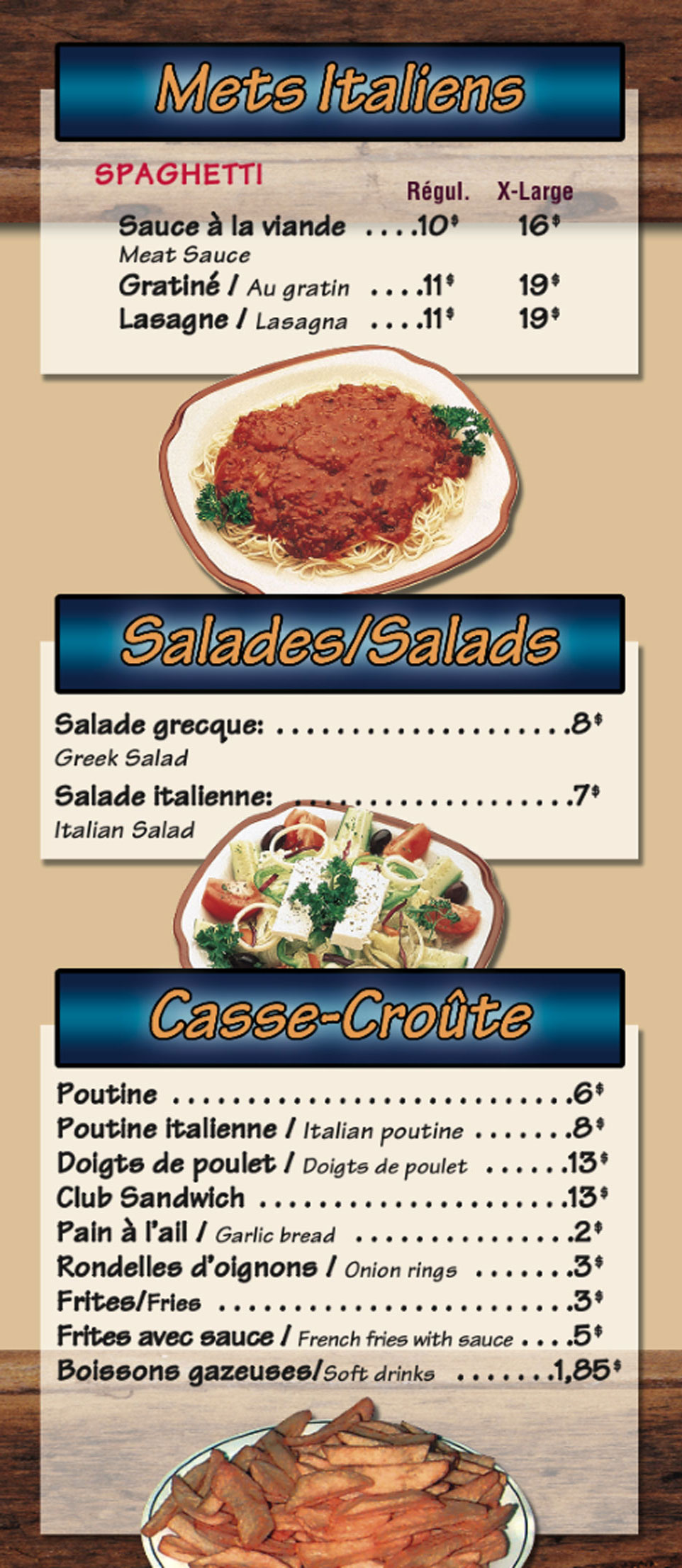 photo of other menu